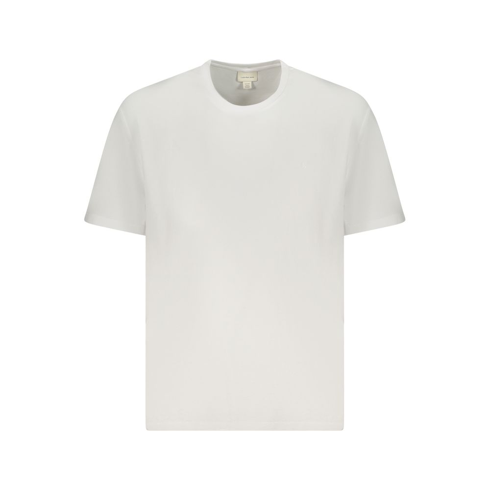 Calvin Klein Weißes Baumwolle Männer T-Shirt