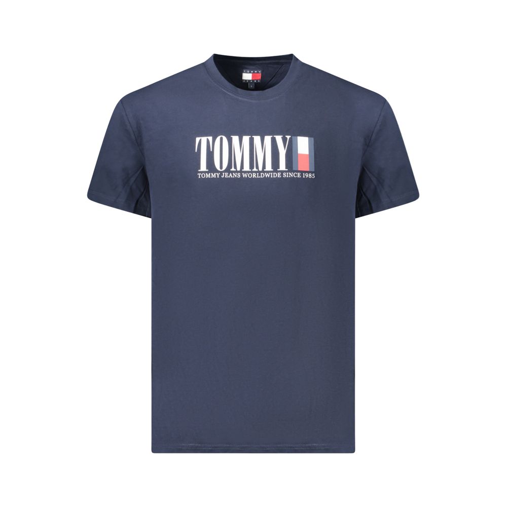 Tommy Hilfiger Blau Baumwolle Männer T-Shirt