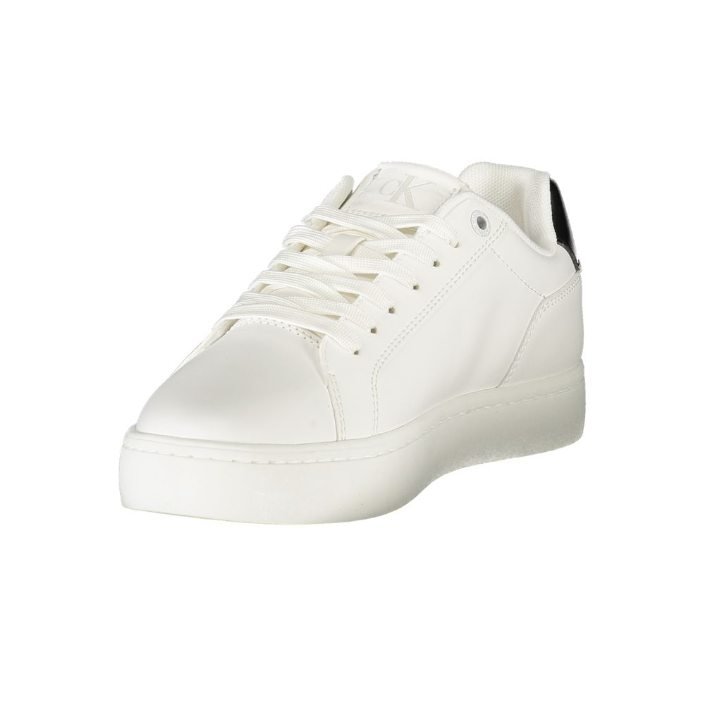 Calvin Klein Weißes Leder Damen Sneaker – Bild 3