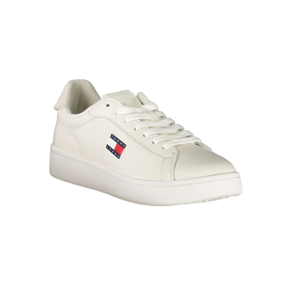 Tommy Hilfiger Weißes Leder Damen Sneaker – Bild 2