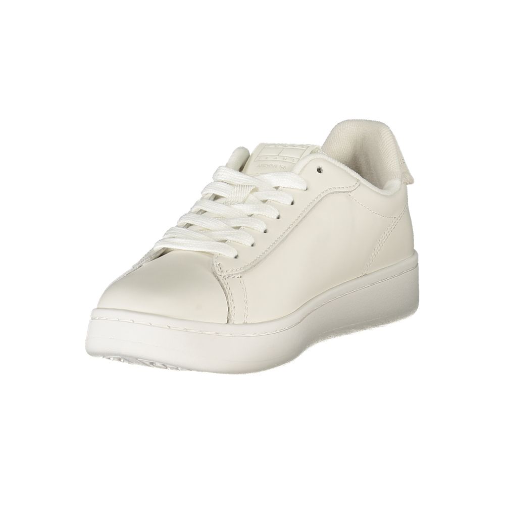 Tommy Hilfiger Weißes Leder Damen Sneaker – Bild 3