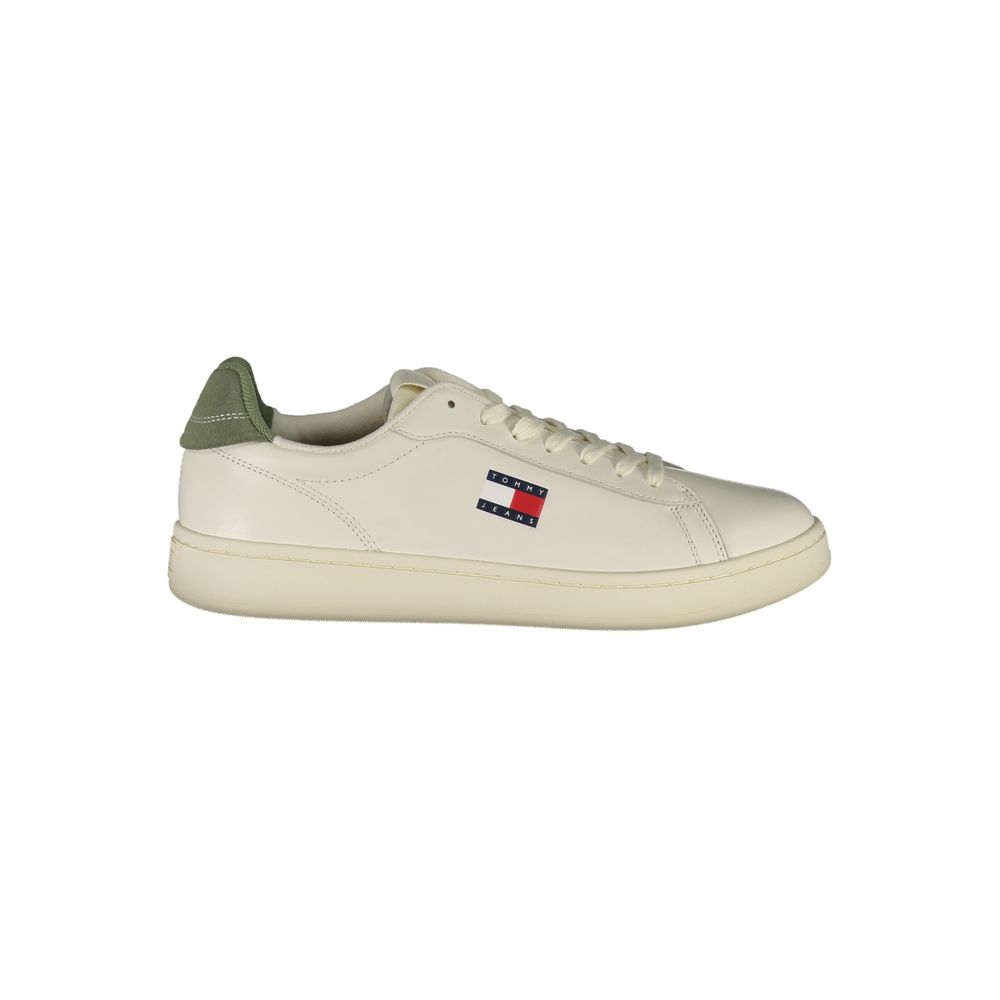 Tommy Hilfiger WeiĂes Leder Herren Sneaker