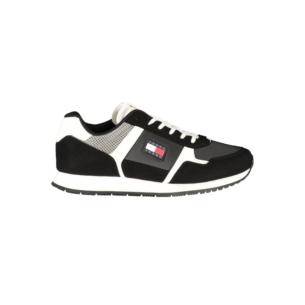 Tommy Hilfiger Schwarzer Polyester Herren Sneaker