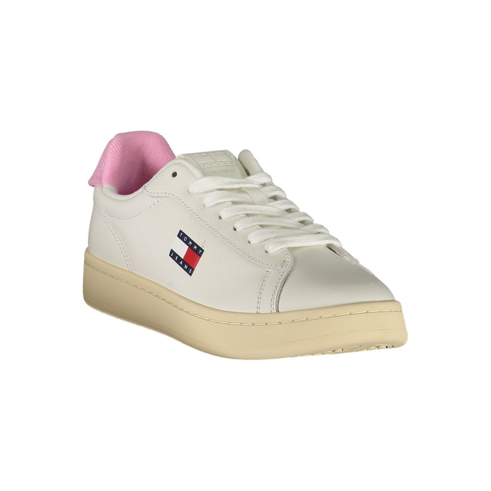 Tommy Hilfiger Weißes Leder Damen Sneaker – Bild 2