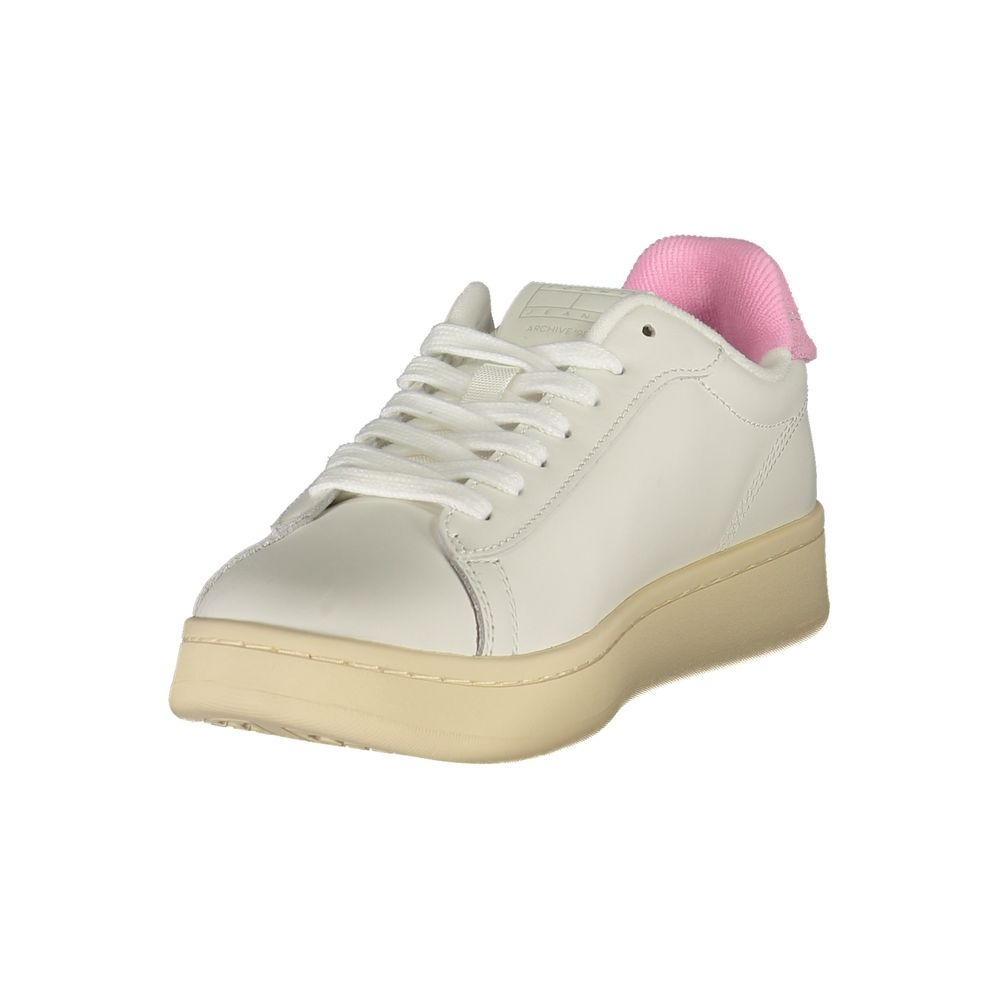 Tommy Hilfiger Weißes Leder Damen Sneaker – Bild 3