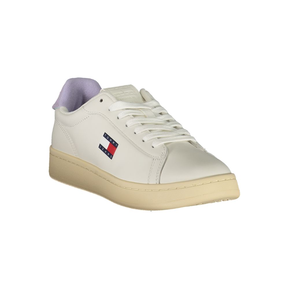 Tommy Hilfiger Weißes Leder Damen Sneaker – Bild 2