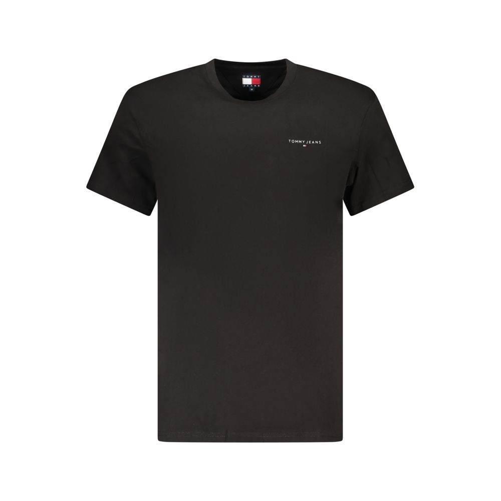 Tommy Hilfiger Schwarzes Baumwolle Männer T-Shirt
