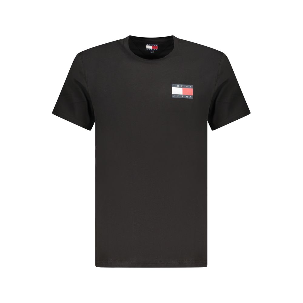 Tommy Hilfiger Schwarzes Baumwolle Männer T-Shirt