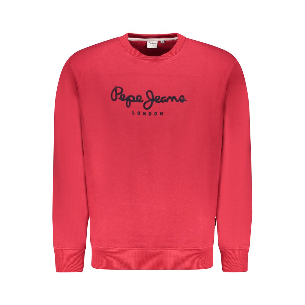 Pepe Jeans Roter Baumwollpullover für Männer