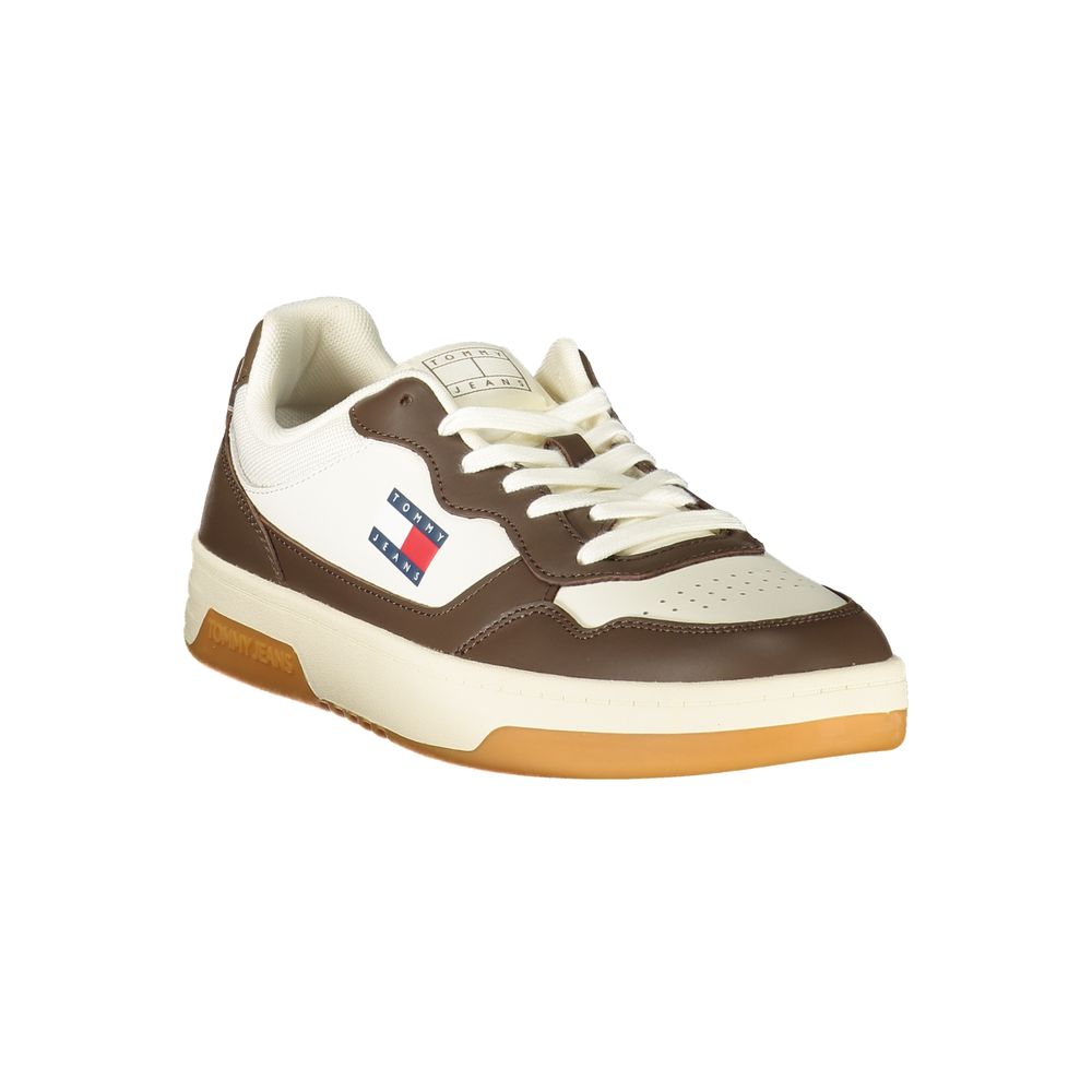 Tommy Hilfiger Weißes Leder Herren Sneaker – Bild 2