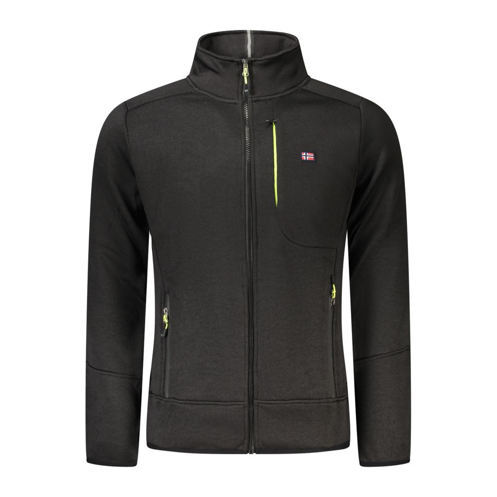 Norway 1963 Schwarzer Polyester Pullover für Männer