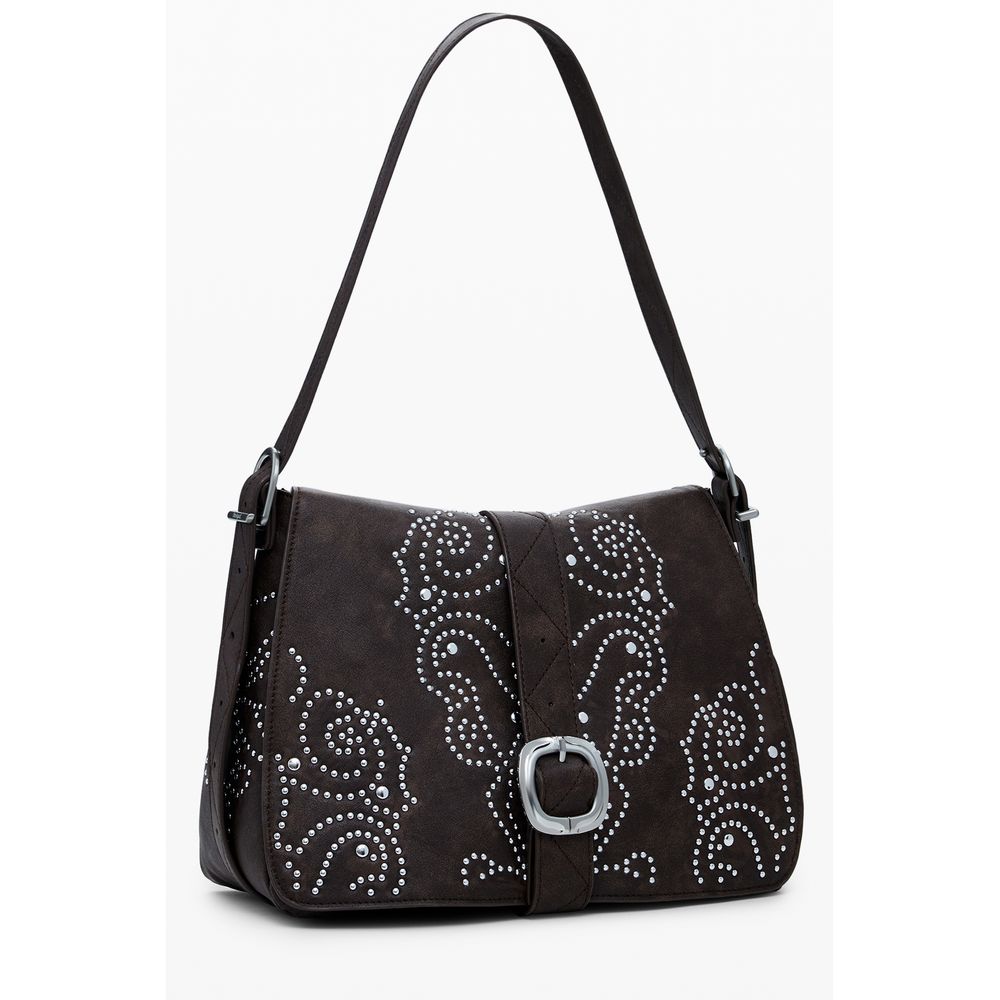 Desigual Braun Polyethylen Frauen Handtasche – Bild 2