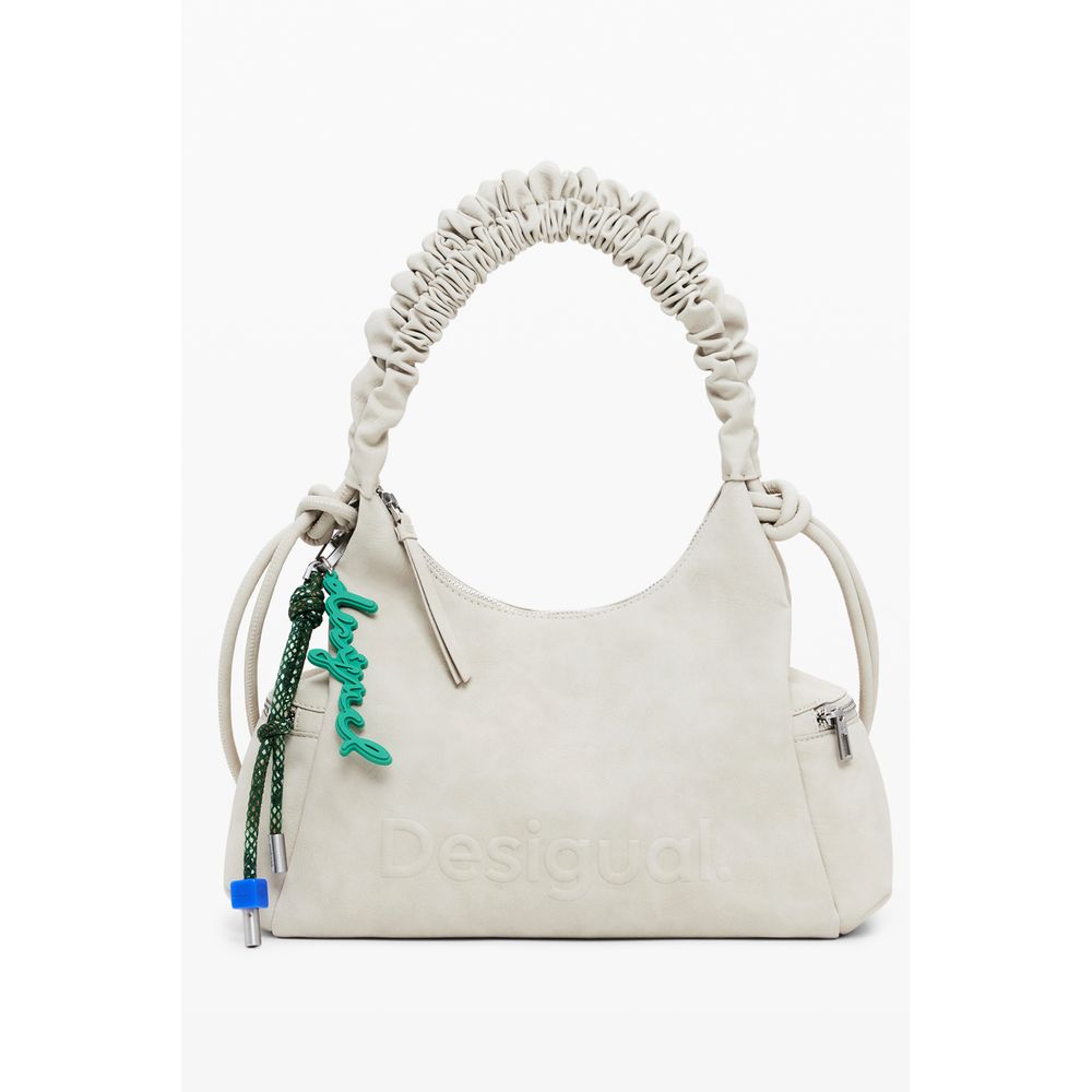 Desigual Beige Polyethylen Frauen Handtasche