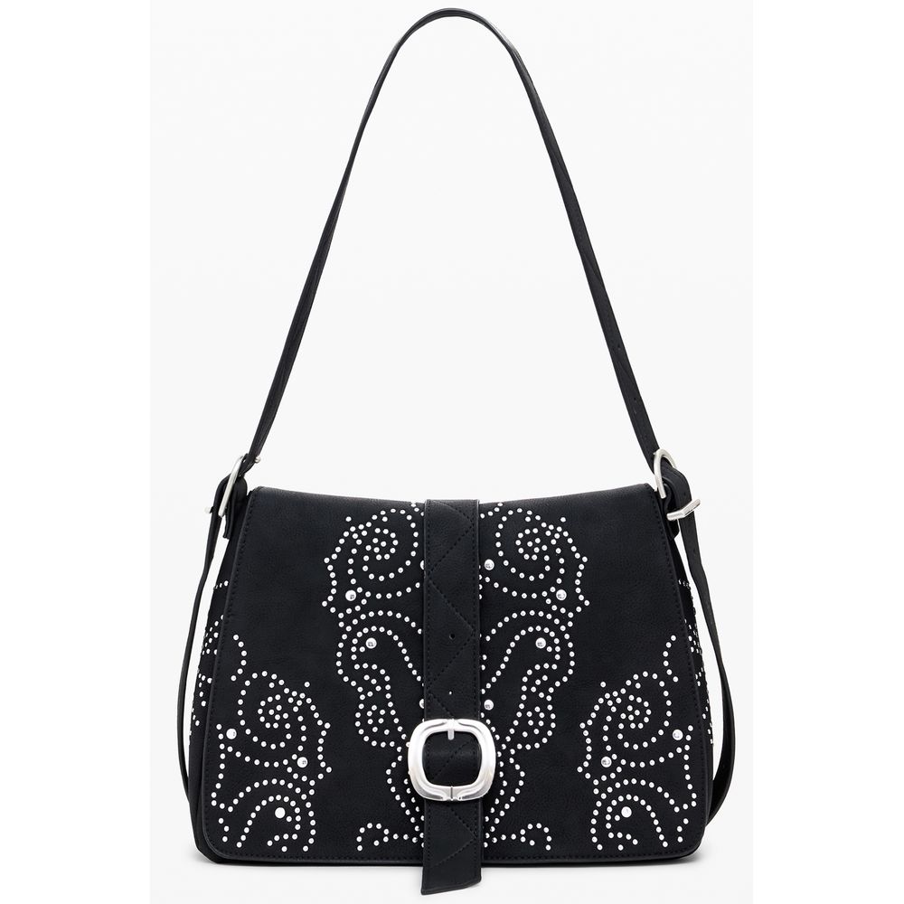 Desigual Schwarz Polyethylen Frauen Handtasche