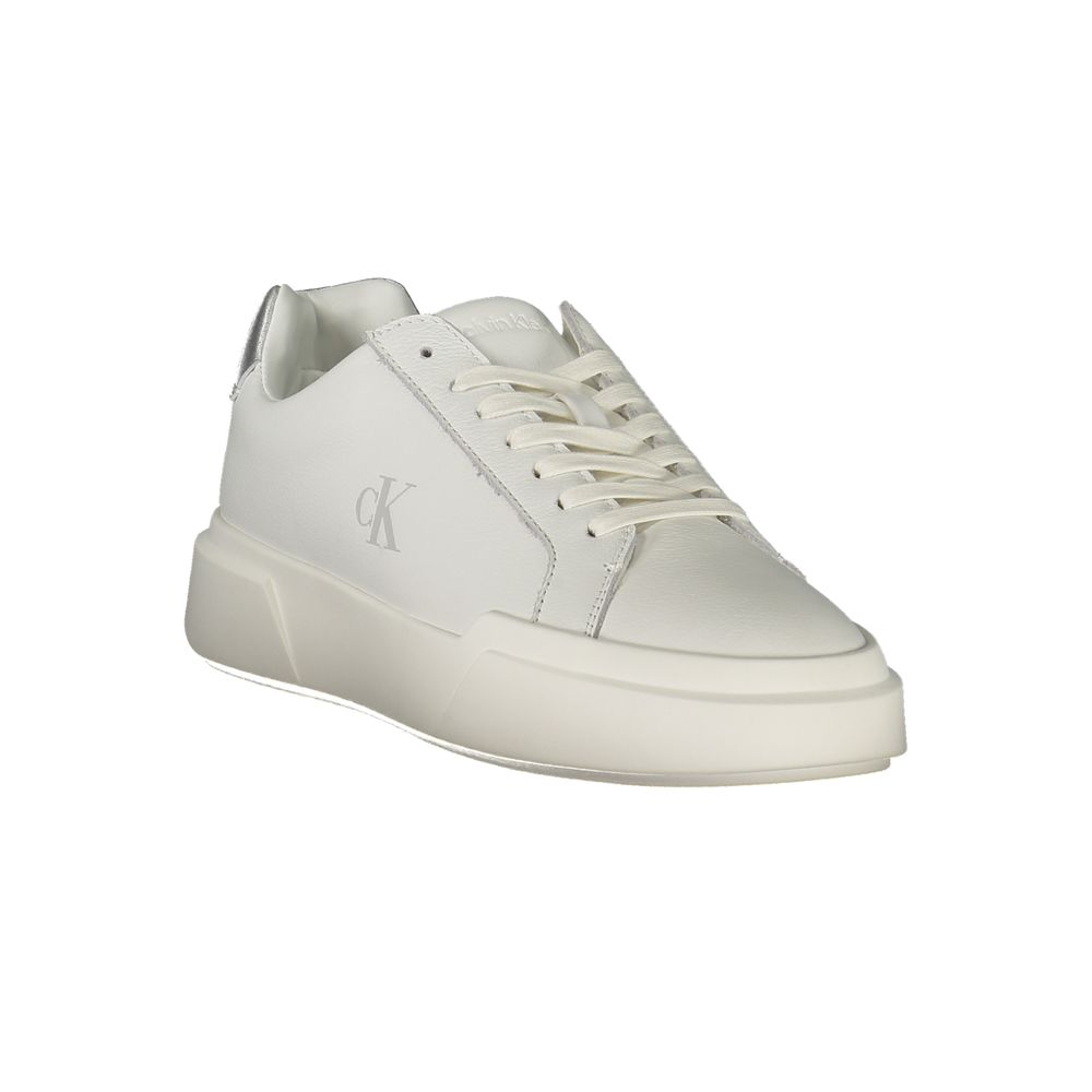 Calvin Klein Weißes Leder Damen Sneaker – Bild 2