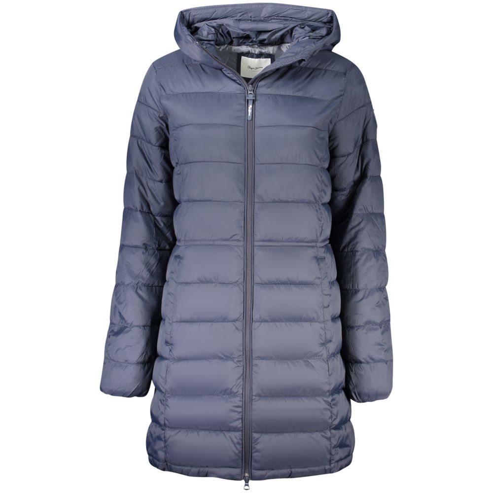 Pepe Jeans Blaues Polyamid-Jackett & Mantel