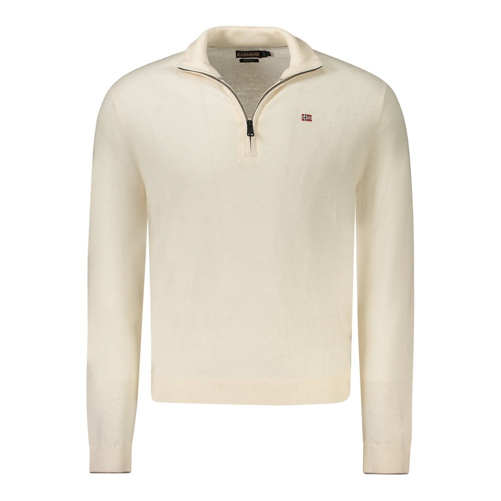 Napapijri Weißer Pullover aus Wolle für Männer
