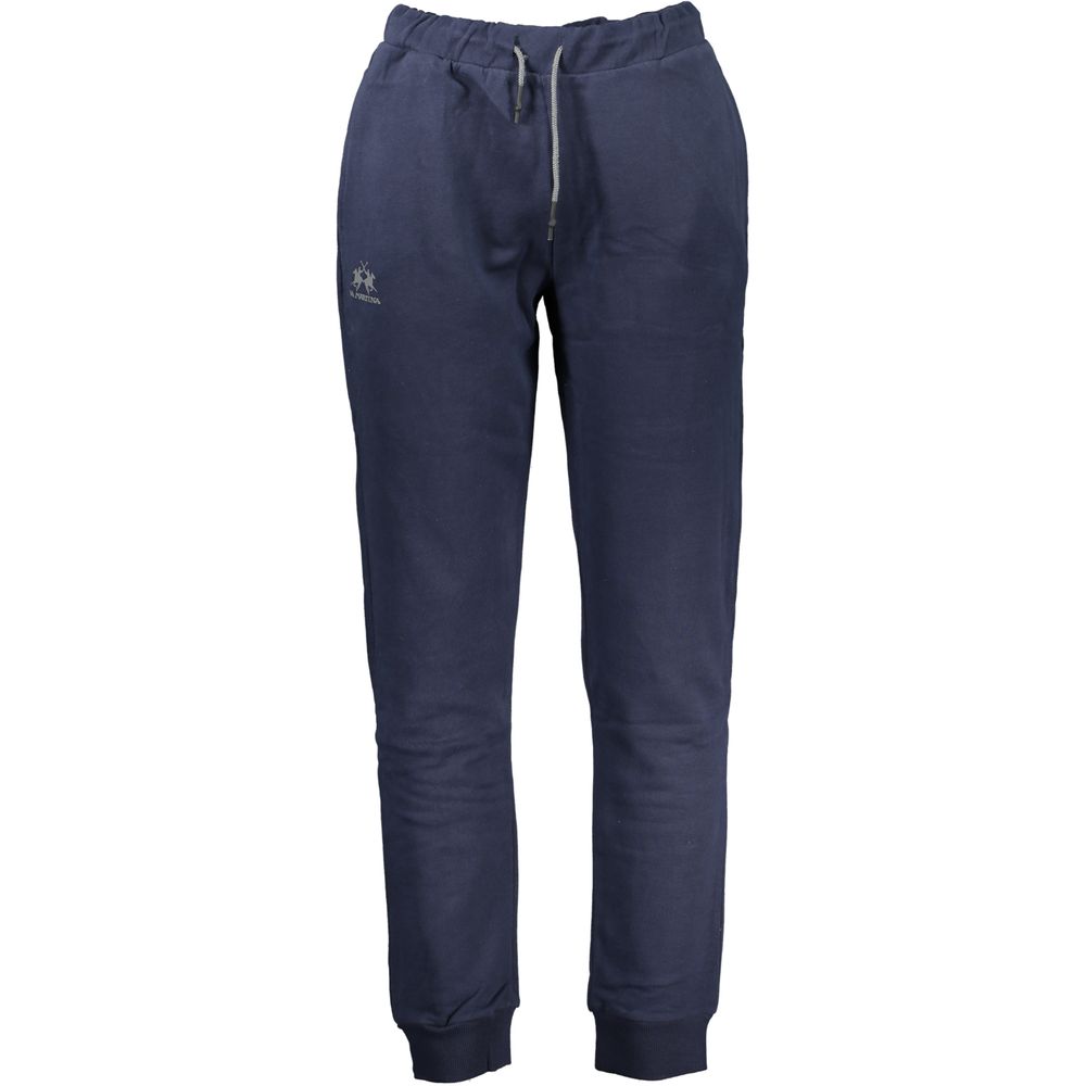 La Martina Blaue Baumwollhose