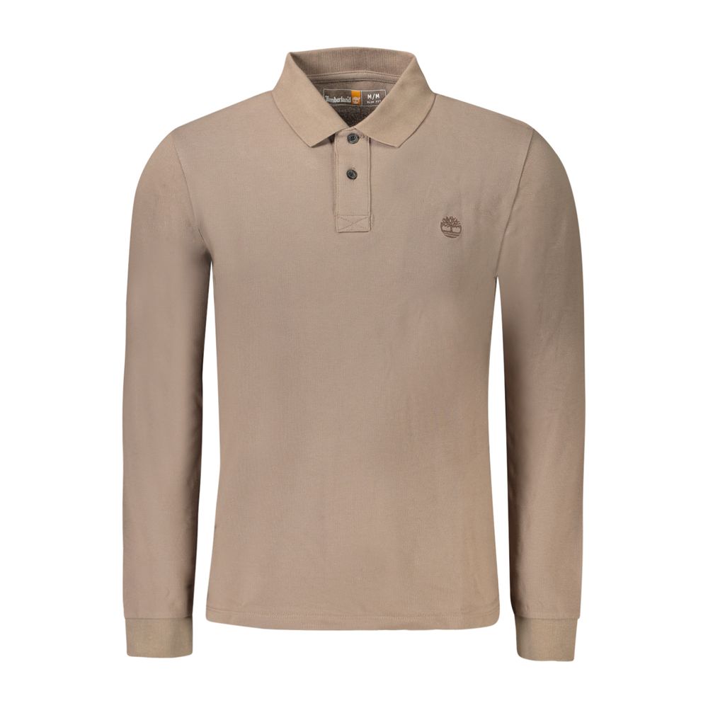 Timberland Braunes Baumwoll-Poloshirt