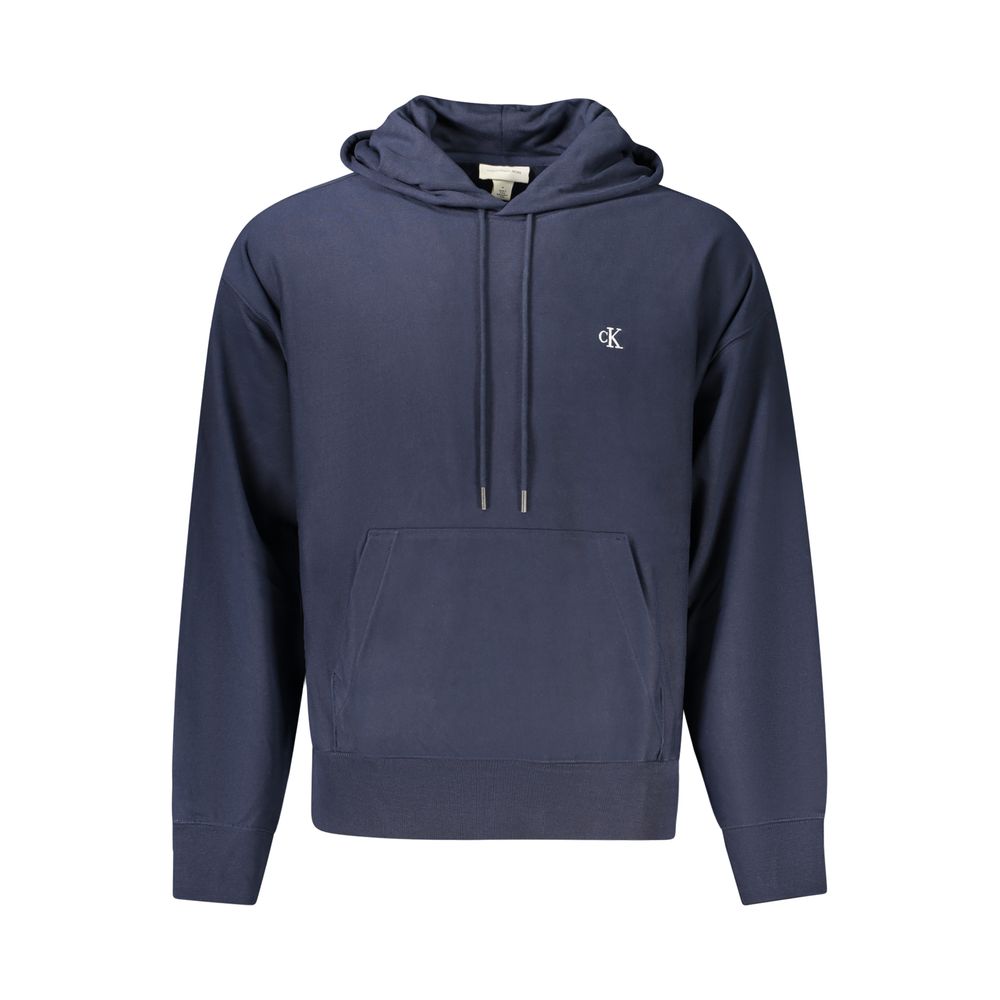 Calvin Klein Blauer Baumwollpullover für Männer