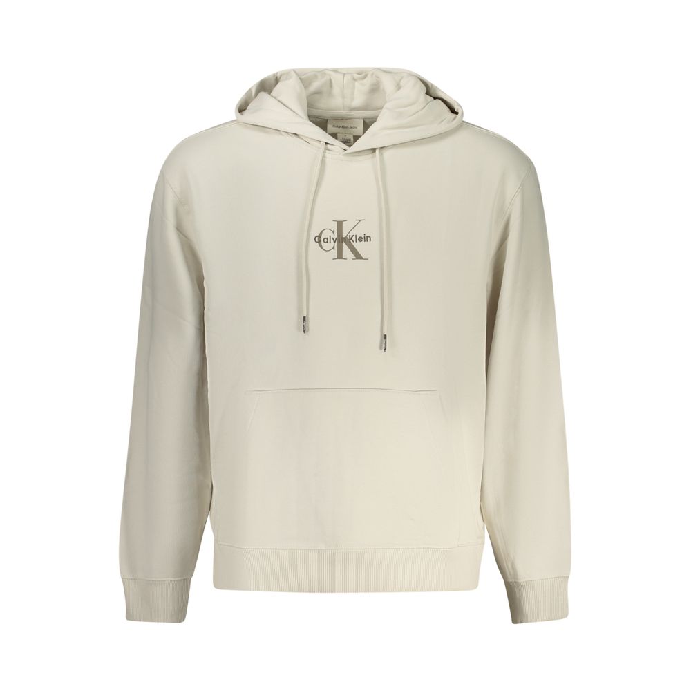 Calvin Klein Beiger Baumwoll-Herrenpullover