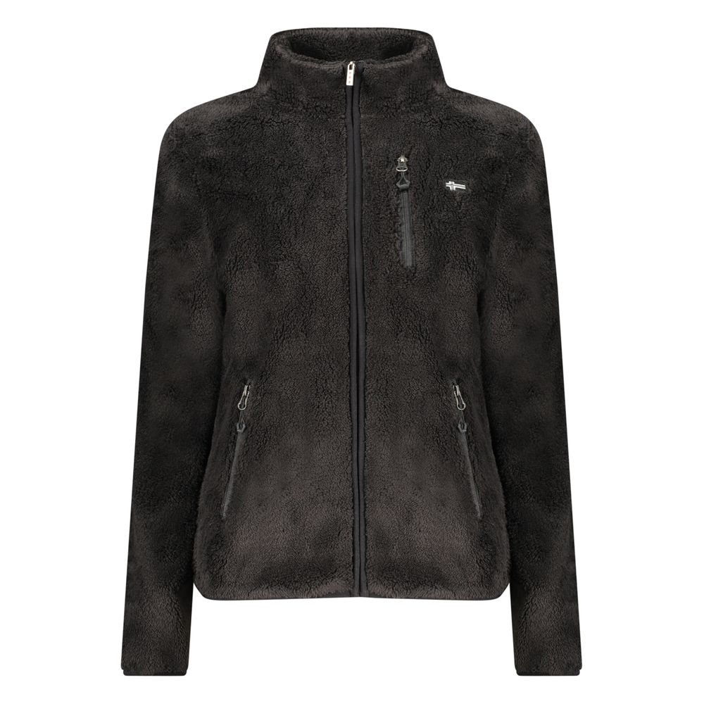 Norway 1963 Schwarzer Polyester-Damenpullover