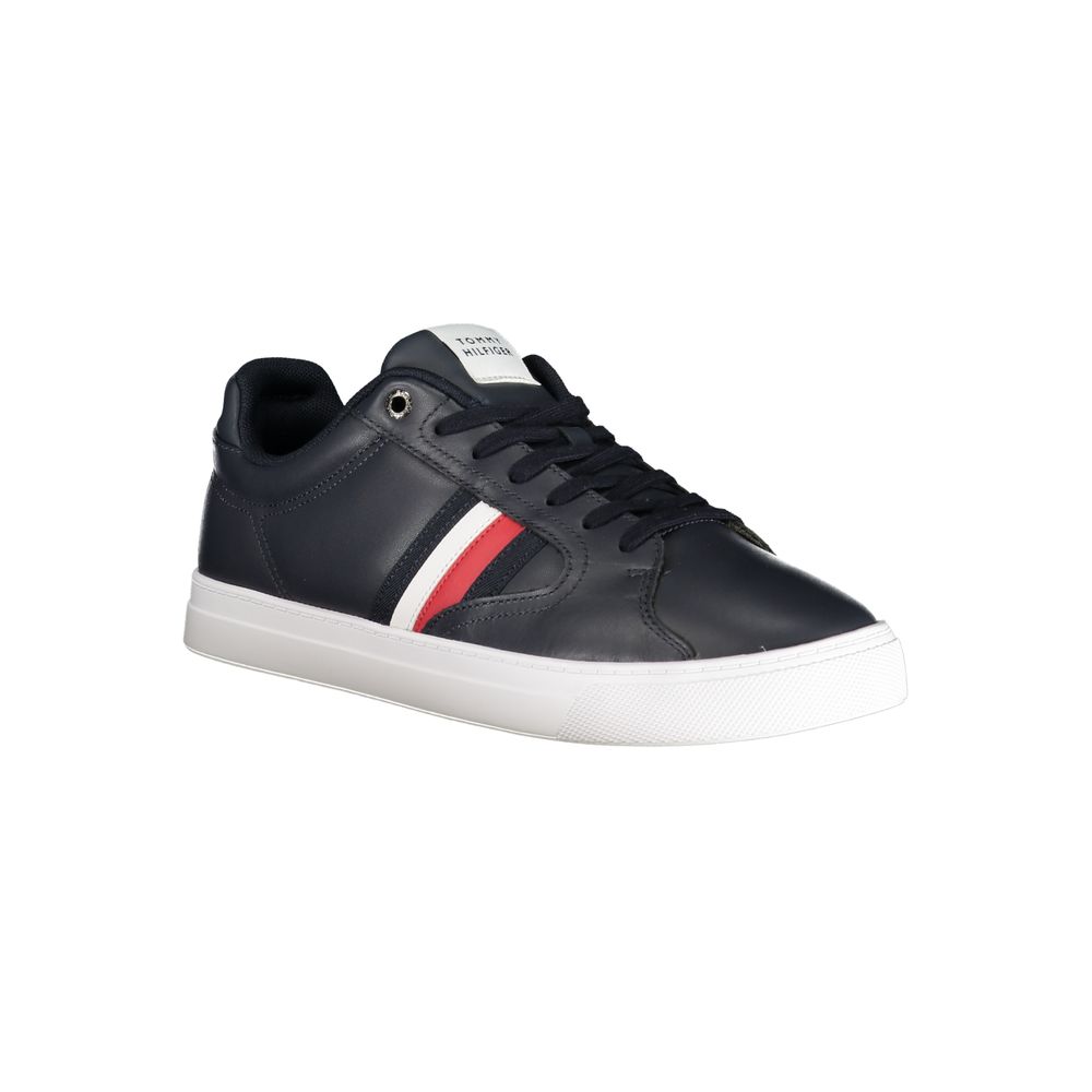 Tommy Hilfiger Blauer Herren-Sneaker aus Leder – Bild 2