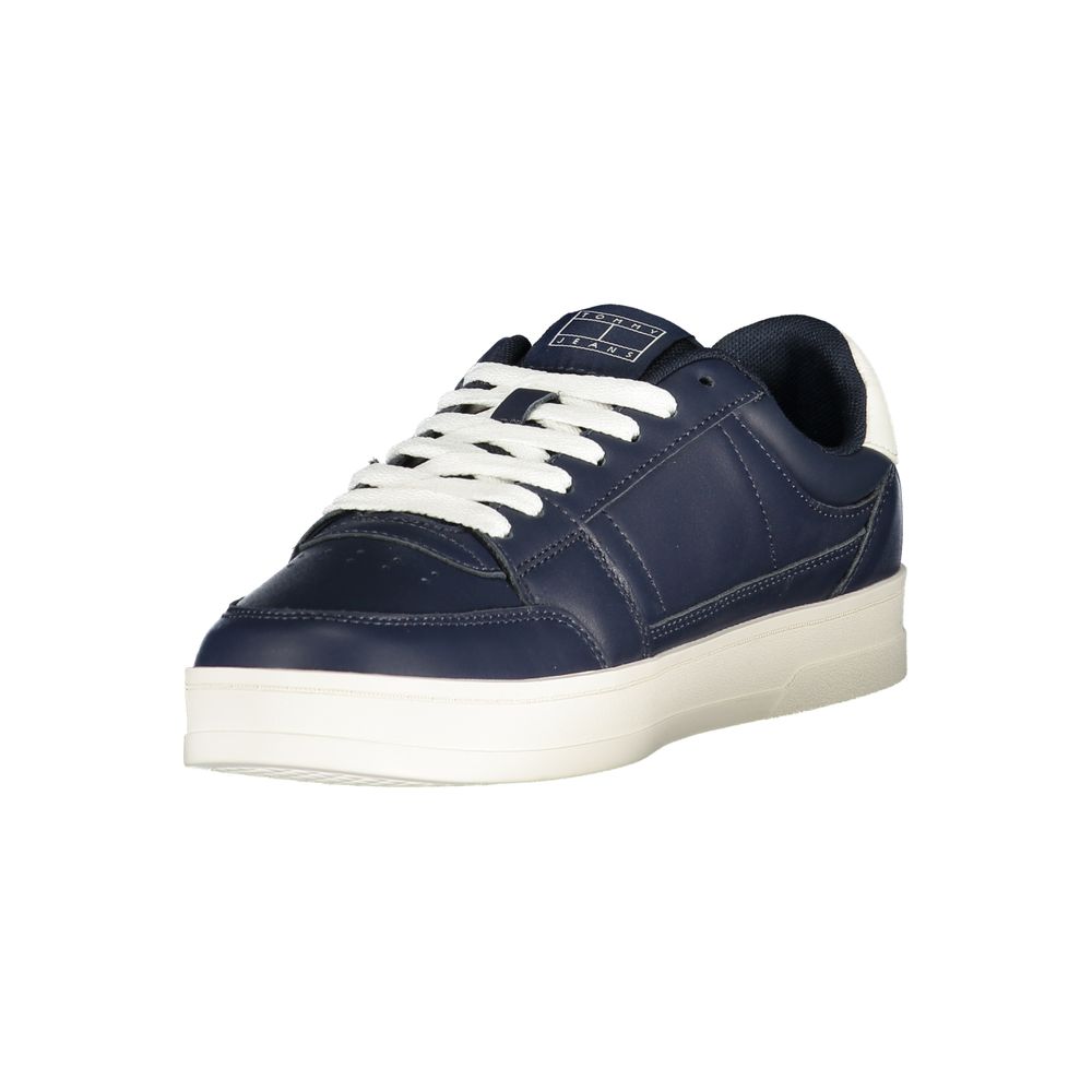 Tommy Hilfiger Blauer Herren-Sneaker aus Leder – Bild 3