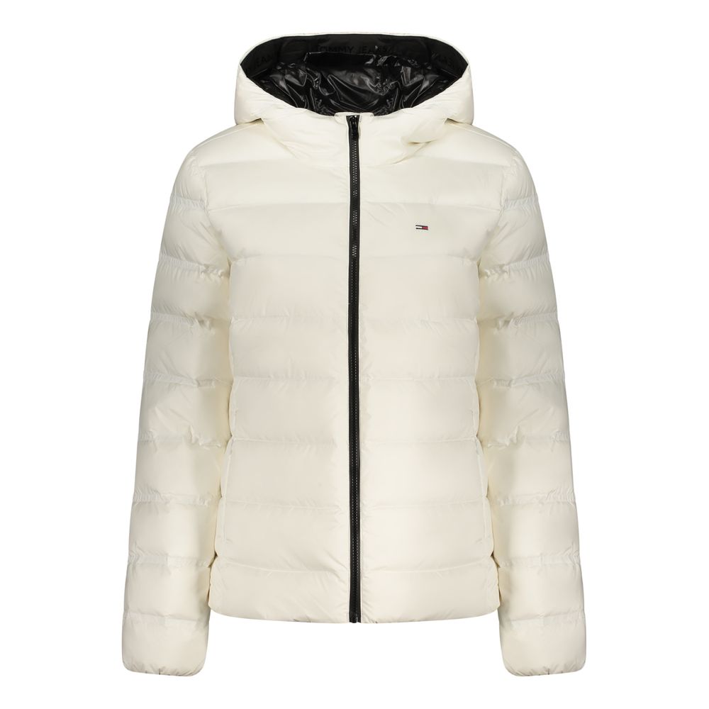 Tommy Hilfiger Weiße Polyester-Jacke