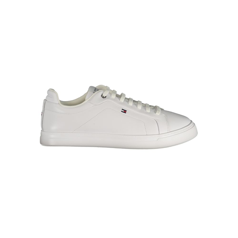 Tommy Hilfiger Weiße Polyester-Sneaker
