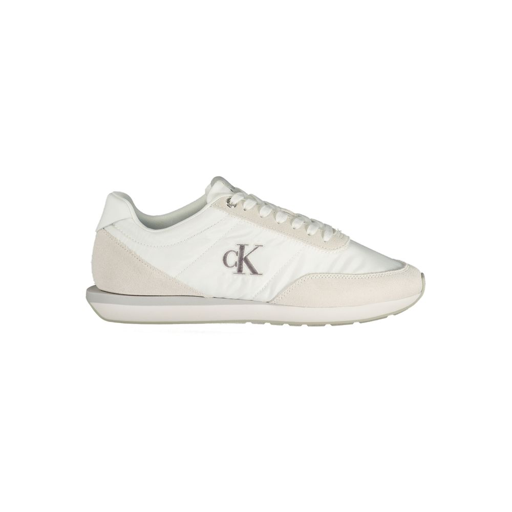 Calvin Klein Weißer Polyester-Sneaker