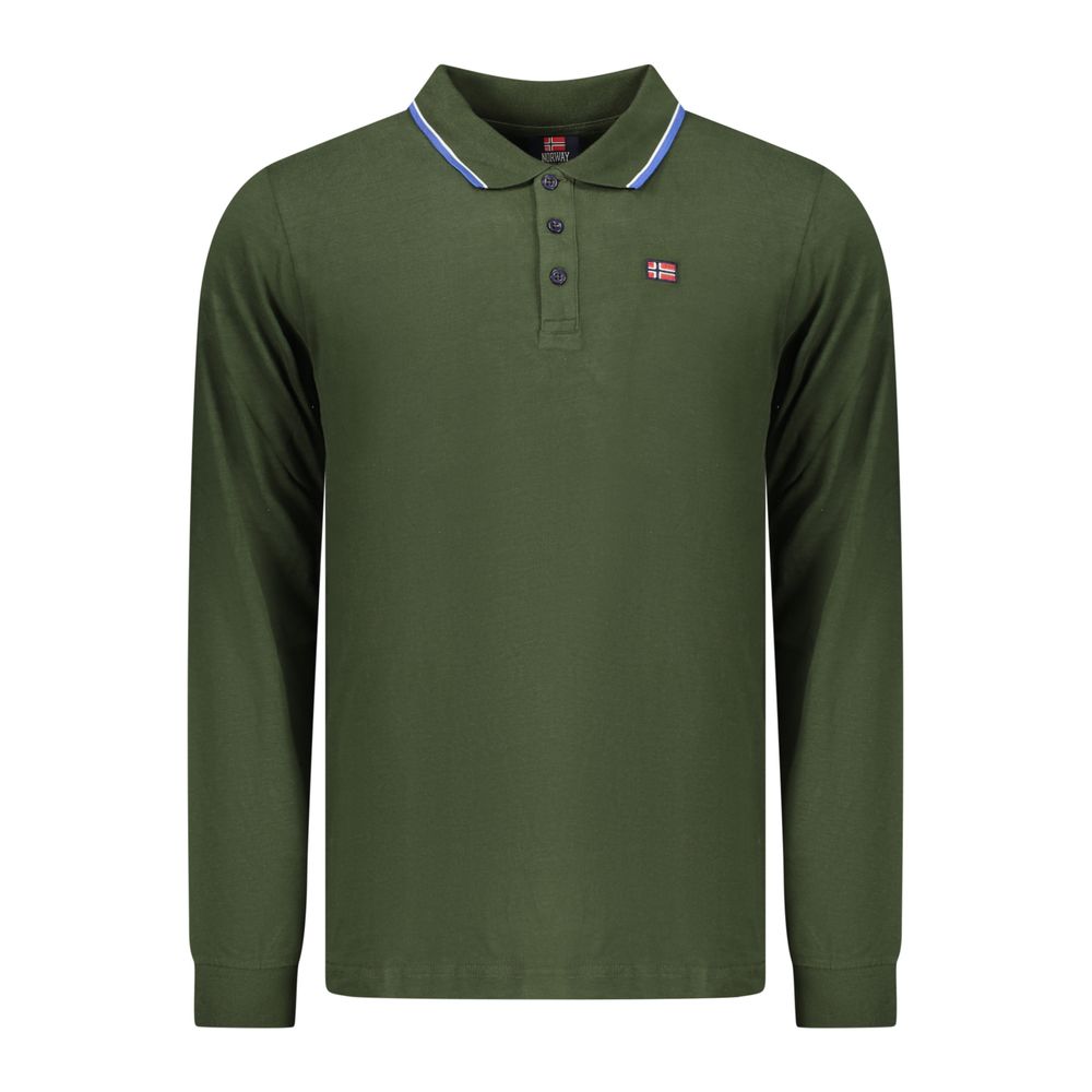 Norway 1963 Grünes Poloshirt aus Baumwolle